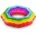 BESTWAY Schwimmring rund Regenbogen Kind Bestway