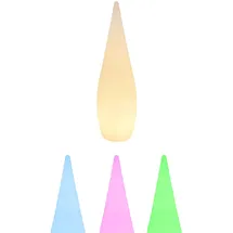 GLOBO Außen Stand Steck Lampe (inkl. RGB LED)  - weiß