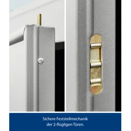 Hörmann Gerätehaus Berry Classic 2,59 x 2,48 m Weißaluminium