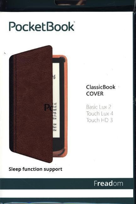 Pocketbook Cover Book Series Für Touch Hd 3  Touch Lux 4  Basic Lux 2  Brown