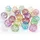 naninoa naninoa® DRAHT- BÄLLE 30 mm, 3 cm / 24 Stück (Drahtball, Drahtkugel, Drahtkugeln) bunt gemischt. Mix