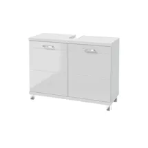 Möbel Kraft Waschbeckenunterschrank 80 x 60 cm Weiß