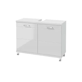 Möbel Kraft Waschbeckenunterschrank 80 x 60 cm Weiß