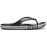 Crocs Unisex's Bayaband Flip Flop,Black/White,42/43 EU