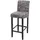 Mendler Barhocker HWC-C33  grau