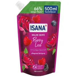 Isana Berry Love Flüssigseife Nachfüllbeutel 500 ml