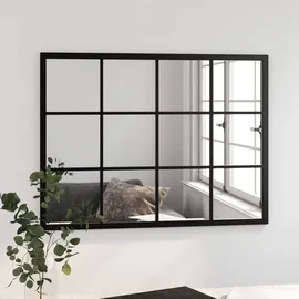 vidaXL Wandspiegel 40 x 80 cm Schwarz