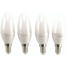 Philips LED-Kerze 4,9W E14 470 lm warmweiß 4 St.
