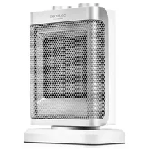 Cecotec 05309 Elektrische Raumheizung Drinnen Edelstahl, Weiß 1500 W, Elektrischer Raumheizlüfter