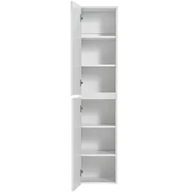 Möbel Kraft Inheidener See Hochschrank 35 x 160 x 33 cm Weiß