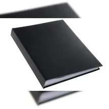 Rillstab Sichtbuch Original A4 Schwarz 80 Hüllen