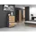 Top e shop Topeshop M5 ANTRACYT/ARTISAN, Anthrazit, Eiche, 5 Schublade(n), Partikelbord, Monochromatisch, Modern, Partikelbord - Grau/Braun
