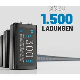 Absina 300 9V 270 mAh 1 St.