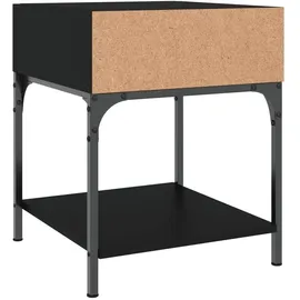 vidaXL Nachtschrank 2 Stk. 40 x 41 x 50 cm Schwarz