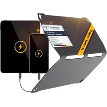 SunnyBag SUNBOOSTER 14 | Solarladegerät | [Faltbar effizient, wasserfest | 2 USB-Ausgänge – Handy, Tablet, Powerbank unterwegs Laden | Outdoor, Wandern, Camping, Reisen