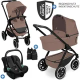 ABC-Design ABC Design 3in1 Kombi-Kinderwagen-Set Samba 2 inkl. OneSize - Beige