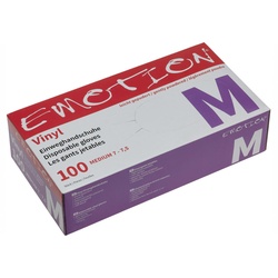 Efalock Emotion Vinyl-Einweghandschuhe M 100 Stück