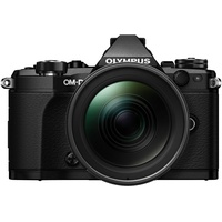 Olympus OM-D E-M5 Mark II Kit, Micro Four Thirds Systemkamera (16.1 Megapixel, 5-Achsen Bildstabilisator, elektronischer Sucher) + M.Zuiko 12-40mm PRO Universalzoom, schwarz