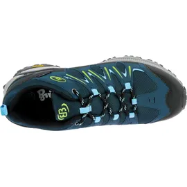 Brütting Damen Expedition Walkingschuhe, Marine Blau Lemon, 44 EU