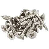 SOTech 1 Set Befestigungsschrauben 3 x 16 mm Edelstahl für 1000 mm Stangenscharnier Klavierband Türscharnier Bandscharnier von