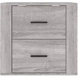 vidaXL Nachtschrank Grau Sonoma 50 x 36 x 47 cm