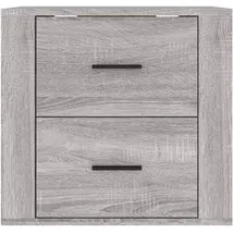 vidaXL Nachtschrank Grau Sonoma 50 x 36 x 47 cm
