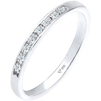 Elli DIAMORE Ring Damen Klassisch Edel mit Diamant (0.08 ct) 925 Silber