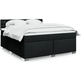 vidaXL Boxspringbett 180 x 200 cm Schwarz