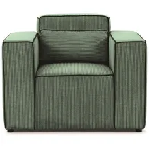 Fun Möbel Sessel Waldo Stoff Poso 1-St. 75 x 85 x 80 cm Grün