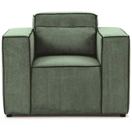 Fun Möbel Sessel Waldo Stoff Poso 1-St. 75 x 85 x 80 cm Grün