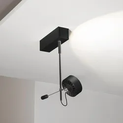 Absolut Lighting Absolut LED 1-flammig Deckenleuchte schwarz