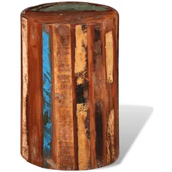 vidaXL Hocker Altholz