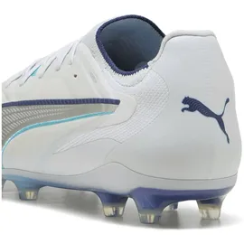 Puma King 20 Ultimate AG/FG Herren Blau/Silber/Weiß 44,5