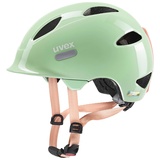 Uvex oyo Fahrradhelm - individuelle Größenanpassung - erweiterbar mit LED-Licht - mint-peach