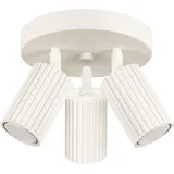 Sollux Lighting Deckenlampe 3 Flammig rund Aluminium beige
