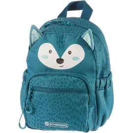 Schneiders Vienna SCHNEIDERS Kindergartenrucksack Wolf Kunstfaser petrol