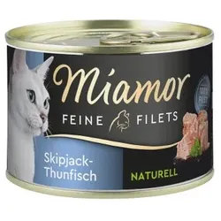 Miamor Feine Filets Naturell Skipjack-Thunfisch 48x156 g