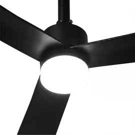 parrot uncle 127 cm Deckenventilator Schwarz