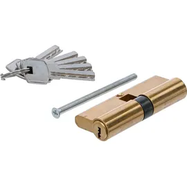BGS Do it yourself Messing-Schließzylinder 80 mm