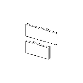 TECE TECEsquare WC-Betätigungsplatte 9820558 Glas, chrom glänzend