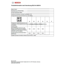 Bosch Backofen-Set mit Glaskeramikkochfeld 60 cm + Teleskopauszug