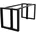 Tischbein 130x70x72