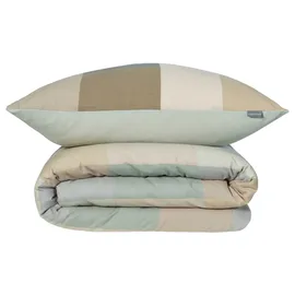 SCHIESSER Travis - Feinbiber - 2-teilig - 135 x 200 cm - Grün