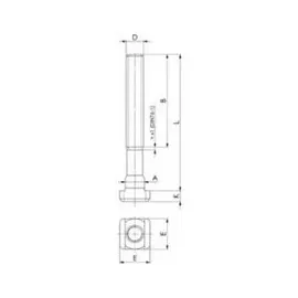 AMF T-Nutenstein Nr.510 M10x12 rhombisch