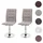MCW Esszimmerstuhl MCW-C41-2-h Stoff creme-grau 2er Set