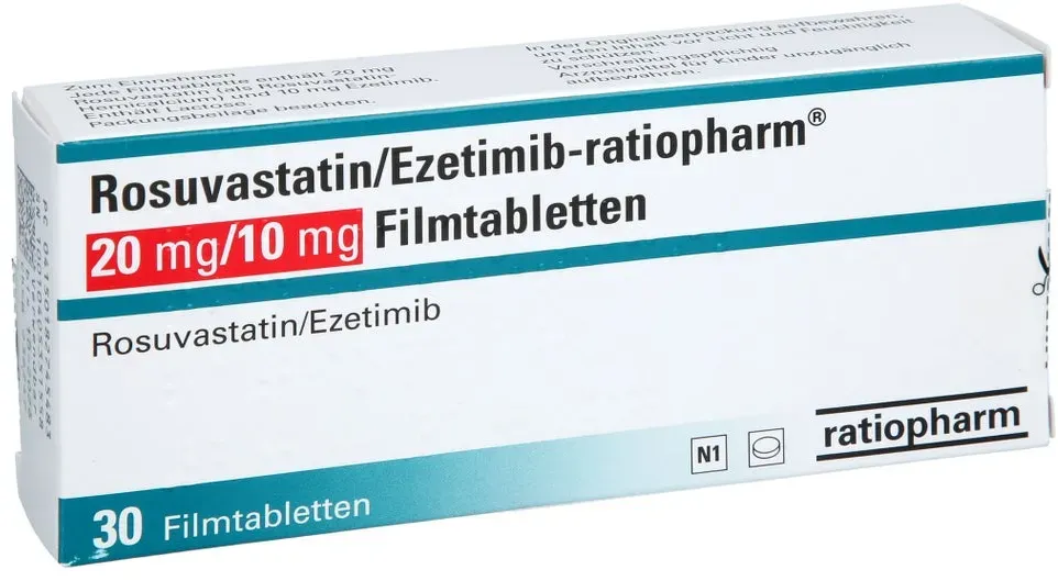 rosuvastatin ezetimib 20 mg 10 mg