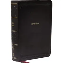 Harper Collins (US) Nkjv, Reference Bible, Compact, Leathersoft, Black, Red Letter, Comfort Print: