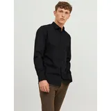 JACK & JONES JJJOE Langarmhemd Schwarz L