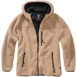 Brandit Textil Brandit Women Teddyfleece Jacket Hooded, Farbe: camel, Größe: S