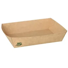 Papstar Snacktrays Pappe 80 St. 7,5 x 28,5 x 3 cm Braun